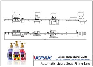 Ligne de remplissage automatique de savon liquide