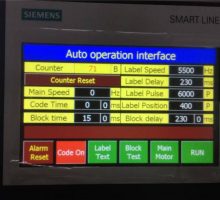 PLC de Siemens et écran tactile
