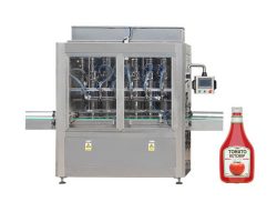 Emballage de remplissage de ketchup en pot de pâte de tomate